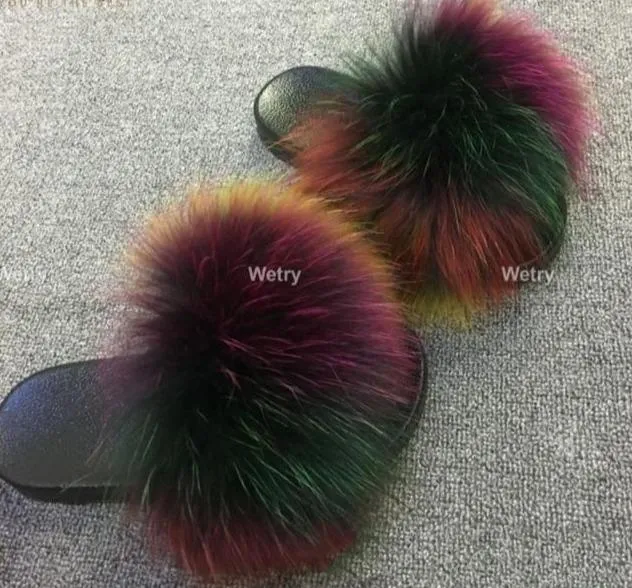 Women Faux Fur Slippers Extra Comfy