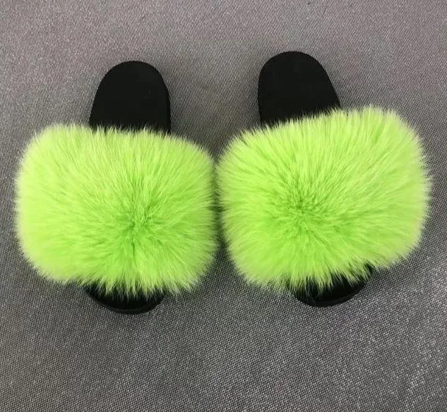 Women Faux Fur Slippers Extra Comfy