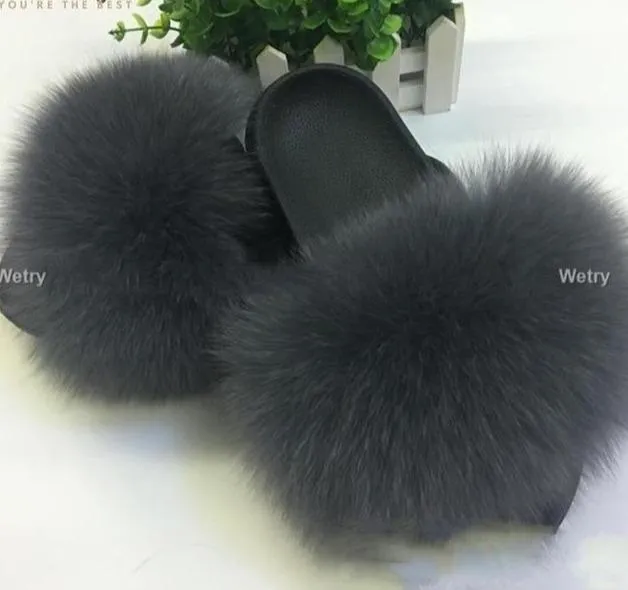 Women Faux Fur Slippers Extra Comfy