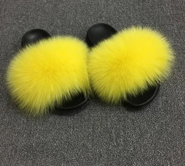 Women Faux Fur Slippers Extra Comfy