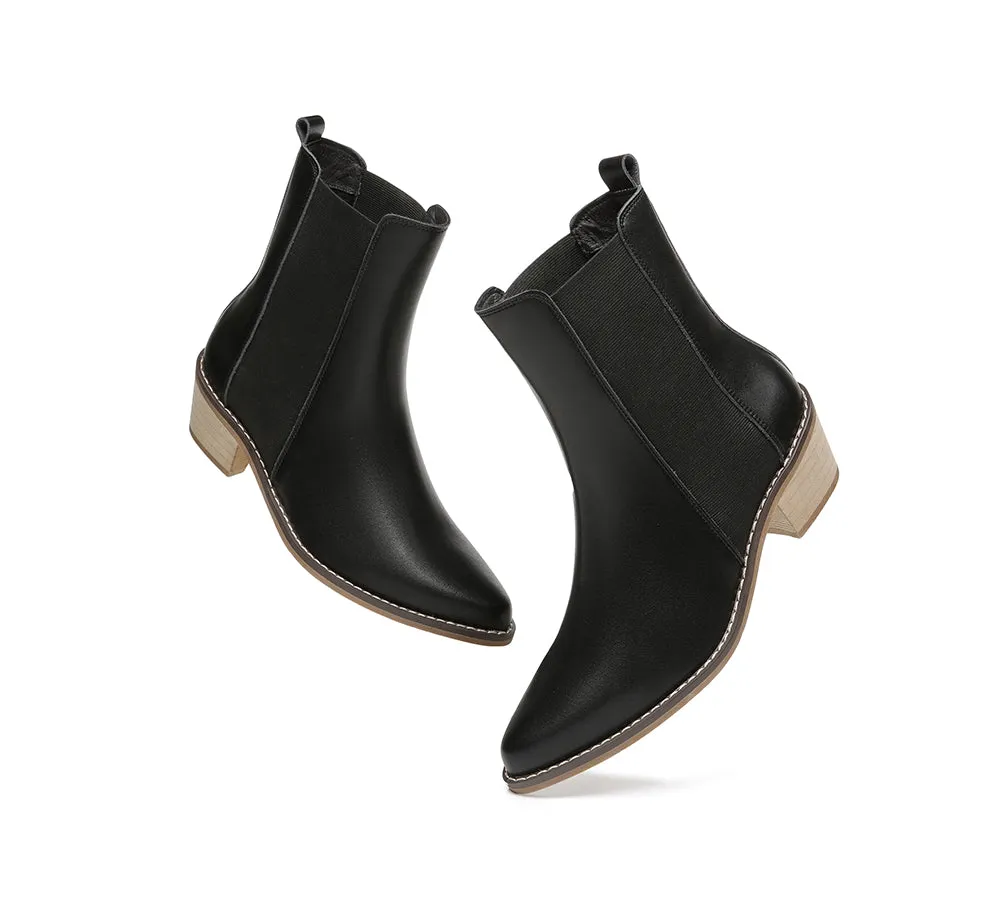 Women Leather Boots Cosette Ankle Boots