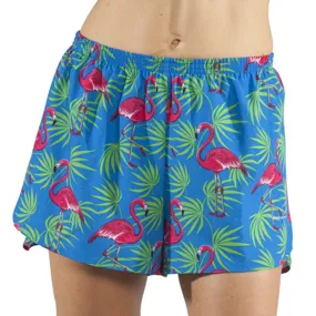 Women's 1.5" Stretch Printed Split Trainer- Flamingo Turquoise