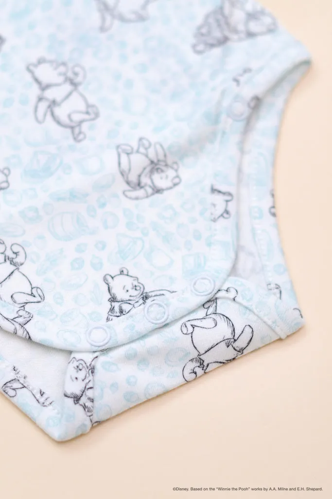 Wrap Onesie - Blue Hunny Pooh